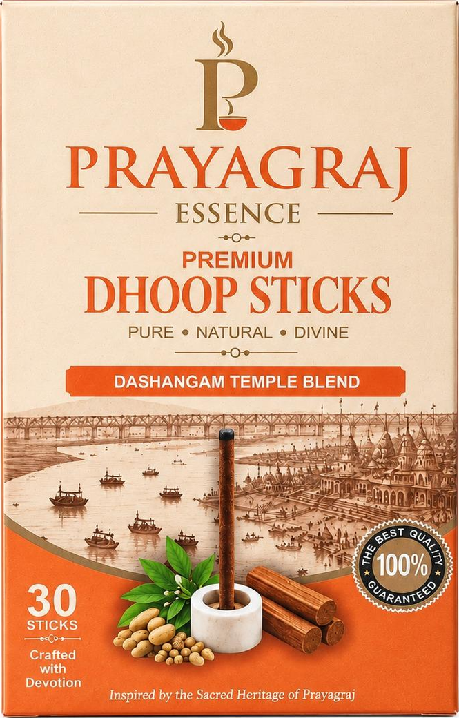 Dashangam Temple Blend — Prayagraj Essence, 30 dhoop sticks