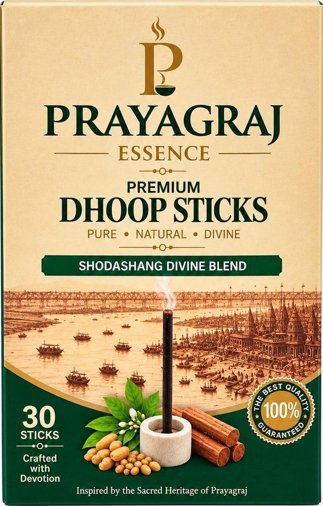 Shodashang Divine Blend — Prayagraj Essence, 30 dhoop sticks